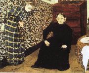 Edouard Vuillard The artist's mother and sister oil painting artist